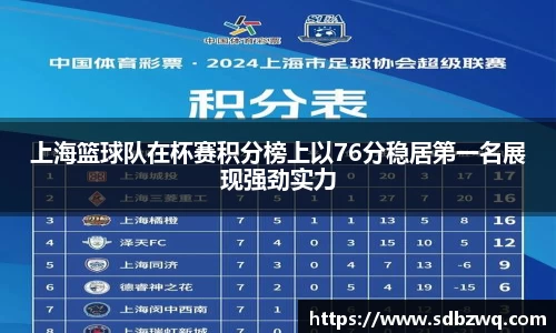 上海篮球队在杯赛积分榜上以76分稳居第一名展现强劲实力